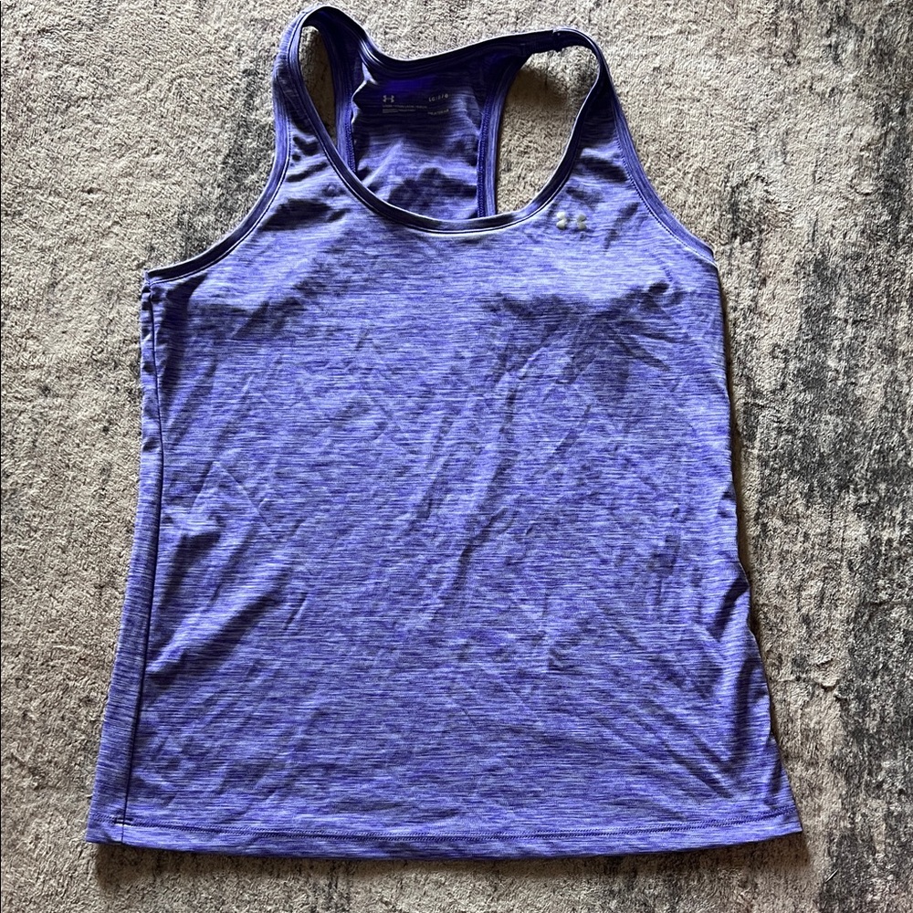 Under Armour Heathered Purple Tank Top